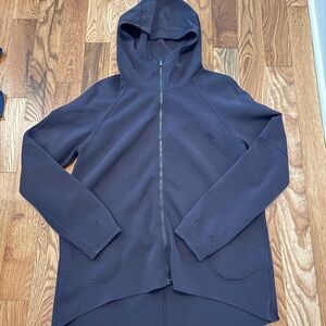lululemon athletica navy hooded zip jacket